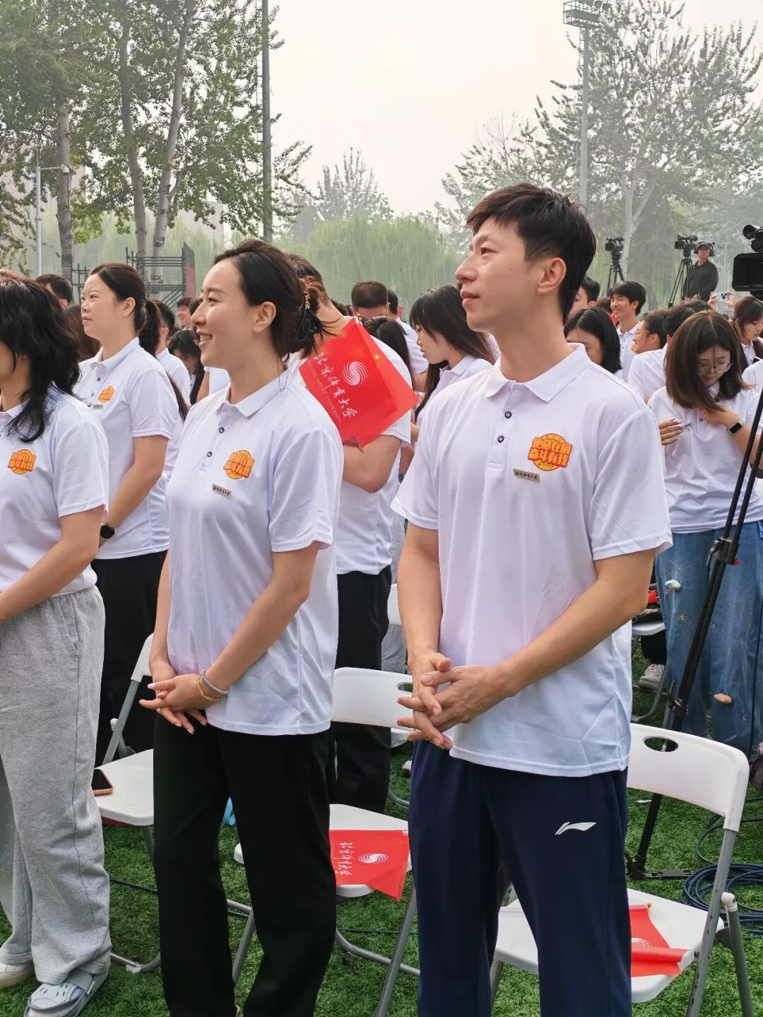 新学期，马龙、冯雨、李雪芮、张常宁等奥运冠军成为北体大博士生。陈嘉堃摄